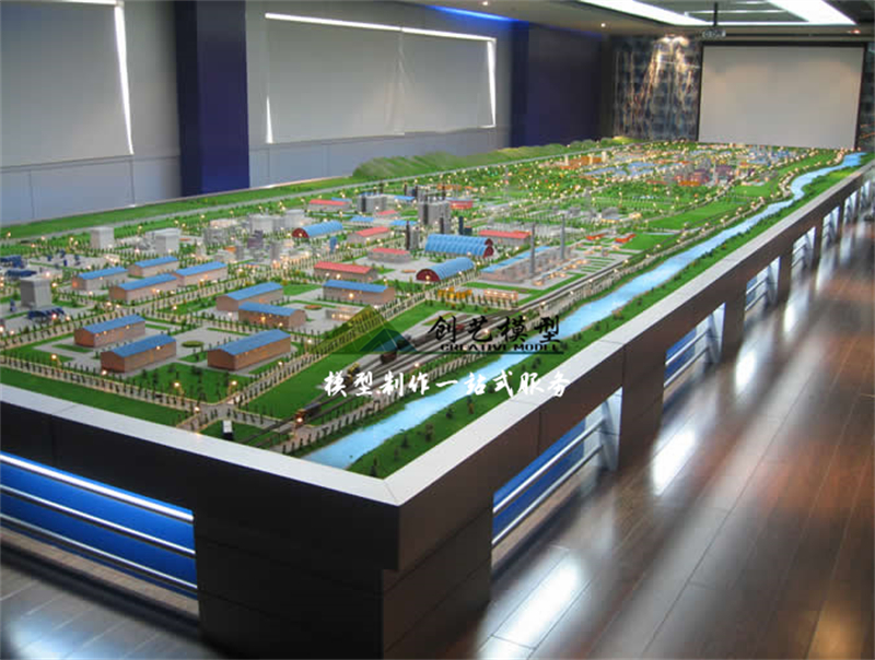 內蒙古烏海工業區規劃沙盤模型